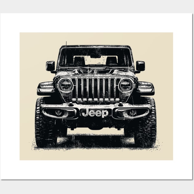 Jeep Gladiator Wall Art by Vehicles-Art